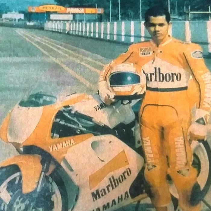 Ahmad Jayadi, salah satu pembalap yang mendapat jatah wildcard di MotoGP Indonesia 1997.