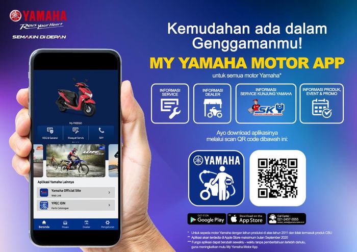 Yamaha meluncurkan aplikasi My Yamaha Motor, bikin makin dekat dengan konsumen.