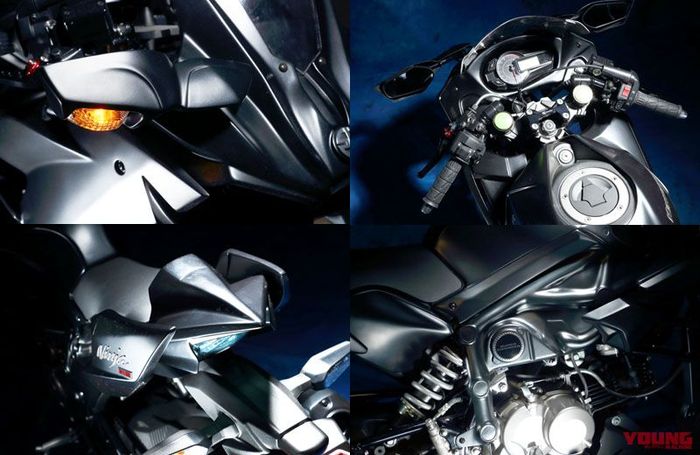 Detail-detail dari Kawasaki H2 mini