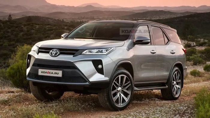 Renderan Toyota Fortuner facelift