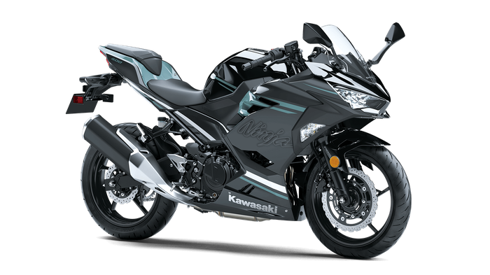 Kawasaki Ninja 400 Metallic Spark Black/ Metallic Magnetic Dark Gray/ Phantom Blue