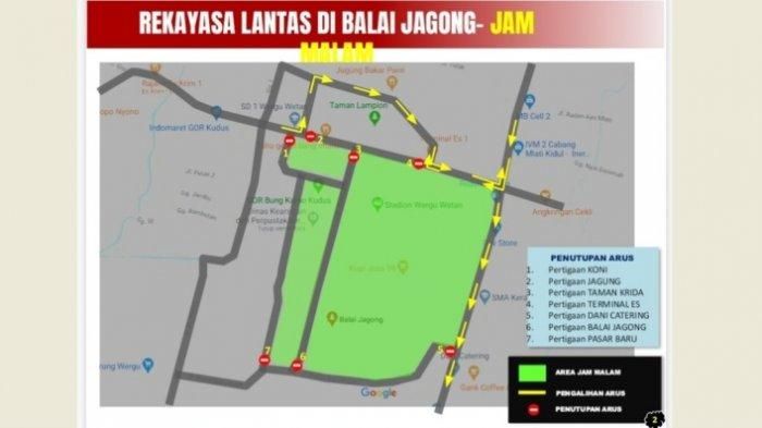 Rekayasa lalu lintas di Balai Jagong, Kudus