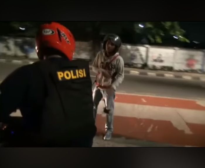 Salah seorang pelaku tertembak saat pengejaran