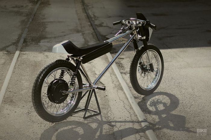 Desain ala cafe racer memberikan daya tarik tambahan Zooz Concept 1 ini