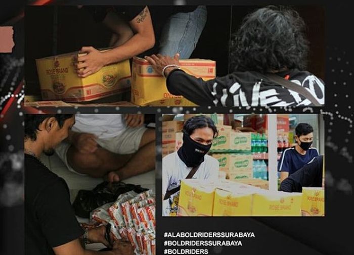 Bold Riders Surabaya Versus Covid-19.