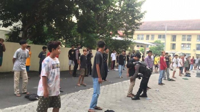 Puluhan remaja yang melakukan balap liar digelandang ke Mapolda DIY