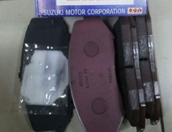 Finising kanpas rem palsu kurang rapih