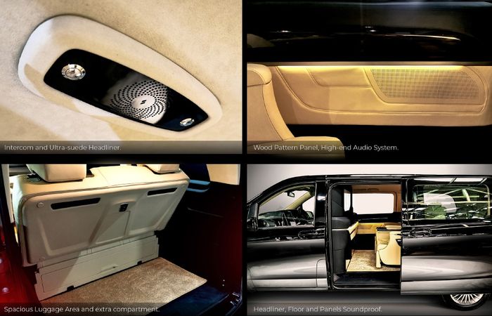 Intercom ditempatkan di atap kabin belakang