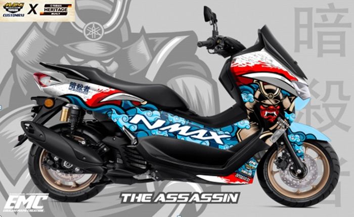 livery All New NMAX ambil konsep The Assassin