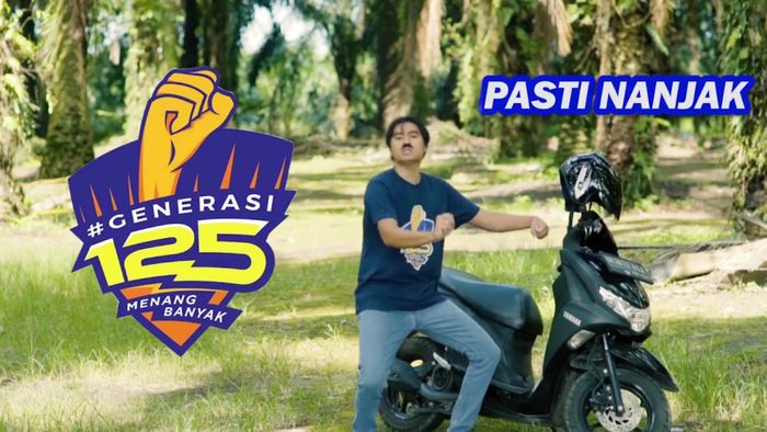 Walaupun banyak berkapasitas mesin 125 cc, motor Yamaha mampu menanjak jalanan yang terjal.