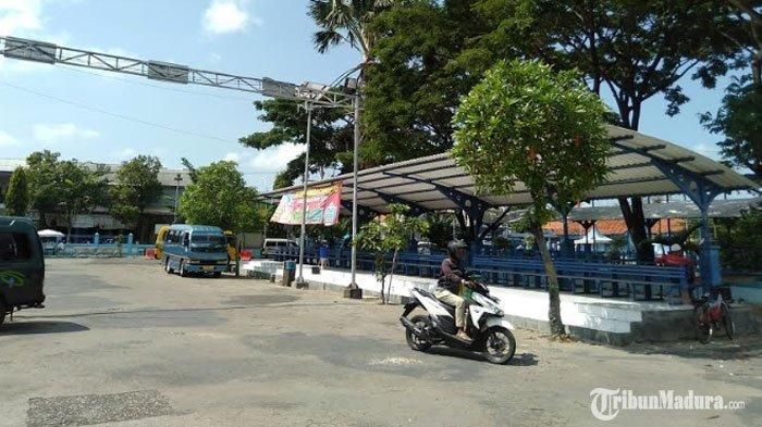 Situasi Terminal Trunojoyo, Kabupaten Sampang sepi bus