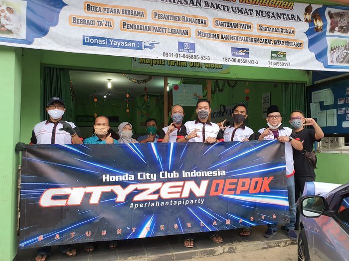 Komunitas Honda CIty Club Indonesia (CITYZEN) galang aksi sosial selama pandemi COVID-19