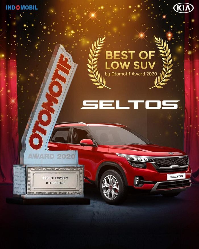 All New KIA Seltos dinobatkan sebagai best of Low SUV pada gelaran Otomotif Award 2020