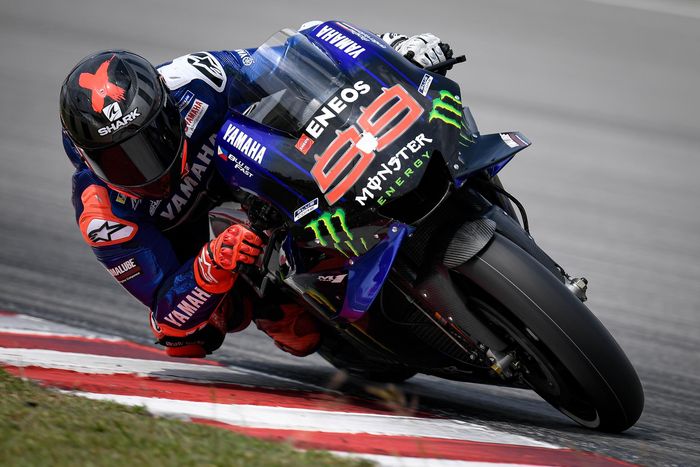 Jorge Lorenzo menjajal Yamaha YZR-M1 di tes MotoGP Malaysia Februari lalu 