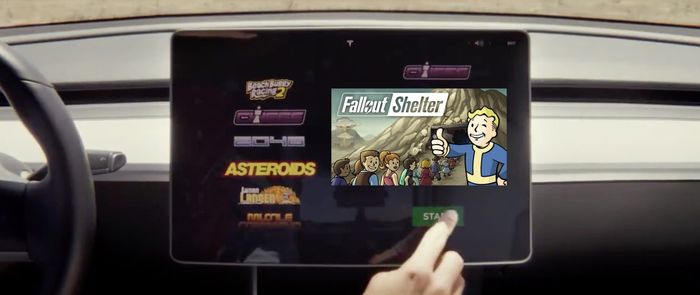 Game Fallout Shelter kini hadir pada mobil Tesla