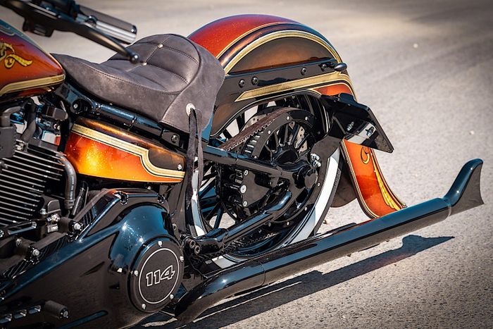 Mesinnya dapat exhaust system bergaya fishtail