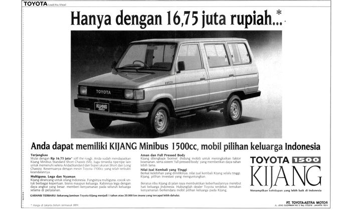 Iklan Toyota Kijang Super
