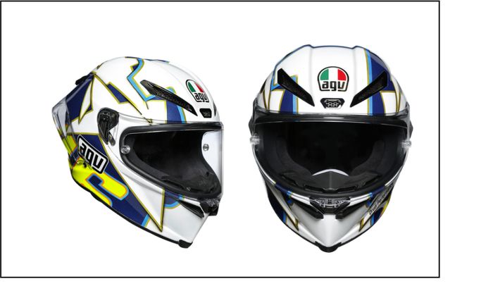 Pista GP RR ECE-DOT Limited Edition World Title 2003 replika helm Valentino Rossi.