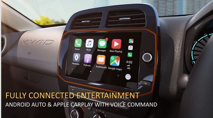 Head unit Renault Climber support Apple CarPlay dan Android Auto