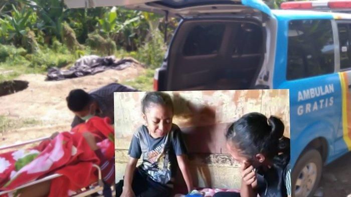 Potret mobil ambulans tertahan saat jalan ditutup warga desa. Akibatnya bayi dalam kandungan sang ibu meninggal dunia karena terlambat ke rumah sakit. 