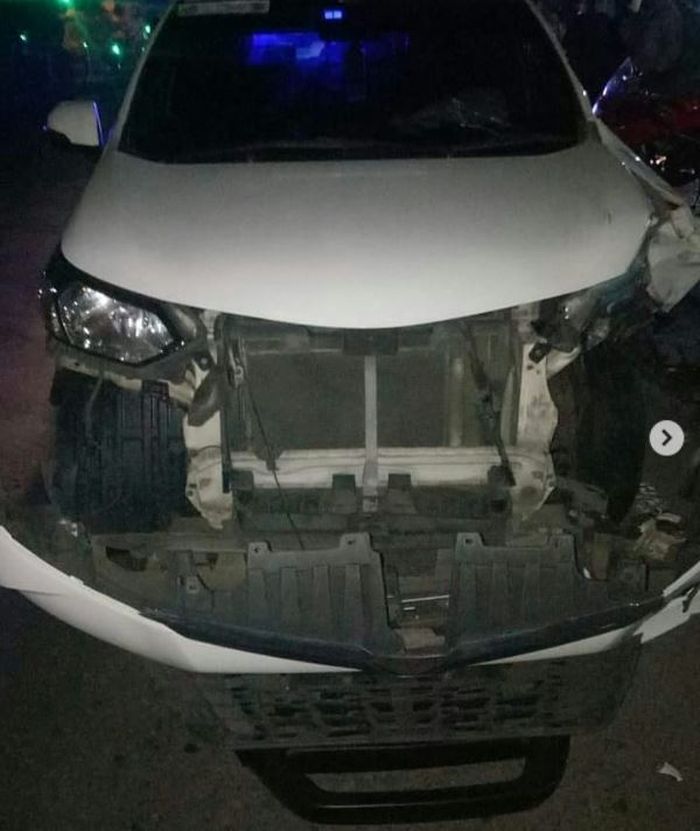 Toyota Avanza Veloz yang mengahajar Yamaha NMAX hingga ambyar di jalan PH.H Mustofa, Cicaheum, Bandung, Jawa Barat