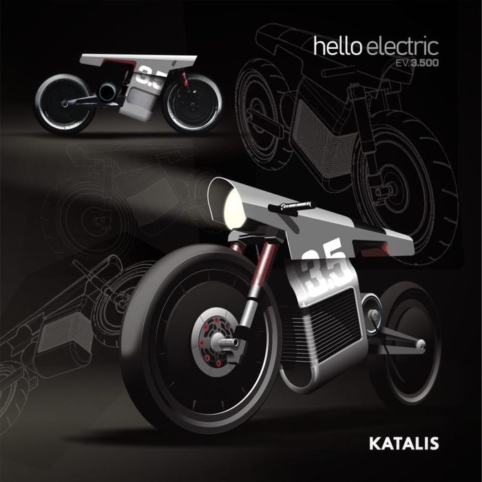 Konsep motor listrik dari Katalis Company di kategori Artwork