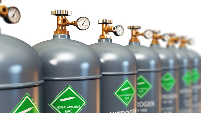 Ilustrasi Tabung Gas Nitrogen
