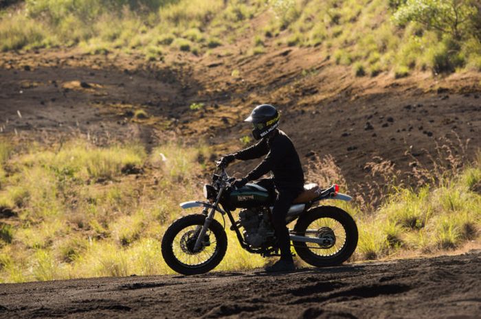 Kustom Yamaha Scorpio scrambler yang super keren