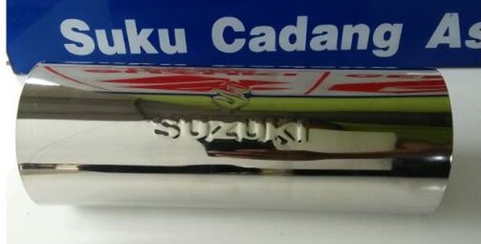 Cover knalpot Suzuki Satria 2-tak lokal