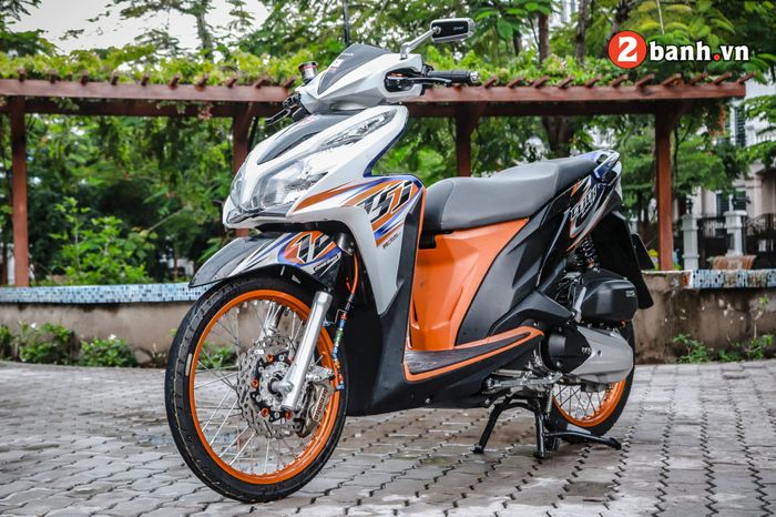 Modifikasi Honda Vario 125 yang super menawan