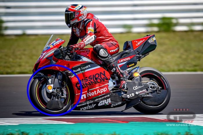 Ducati pamer part aerodinamika baru pada tes privat Misano