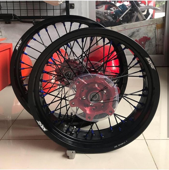 Wheelset KKE punya banderol Rp 18,5 juta terbuat dari aluminium seri 7