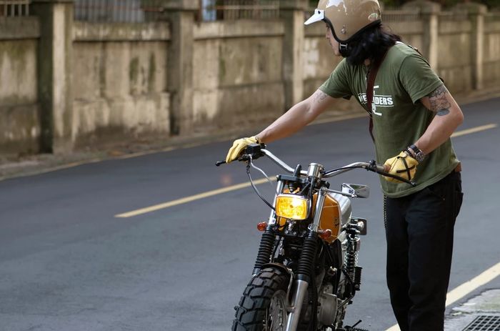 Yamaha SR150 vintage scrambler yang super keren