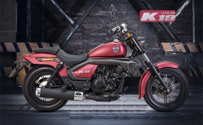 Lifan K19 LF150-14P, motor China bergaya cruiser ala Harley-Davidson
