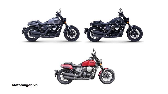 Pilihan warna Bullit V-Bob 250