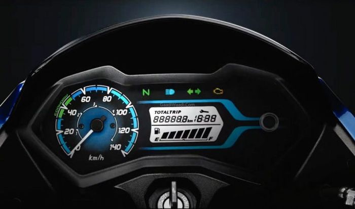 Honda Livo pakai panel indikator semi digital