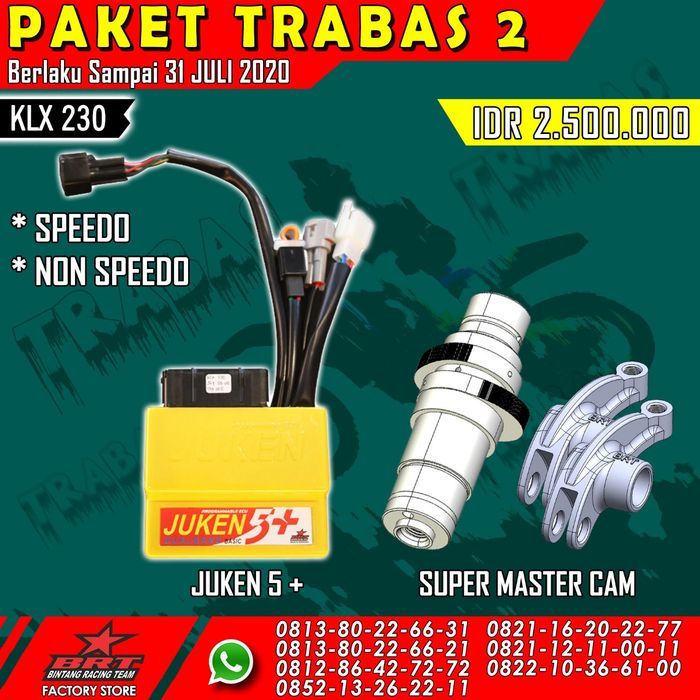 Sedang ada promo bundling ECU dengan Super Master Cam cuma sampai Juli 2020, gasss&hellip; 