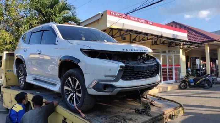 Mitsubishi Pajero Sport yang jadi barang bukti pembegalan
