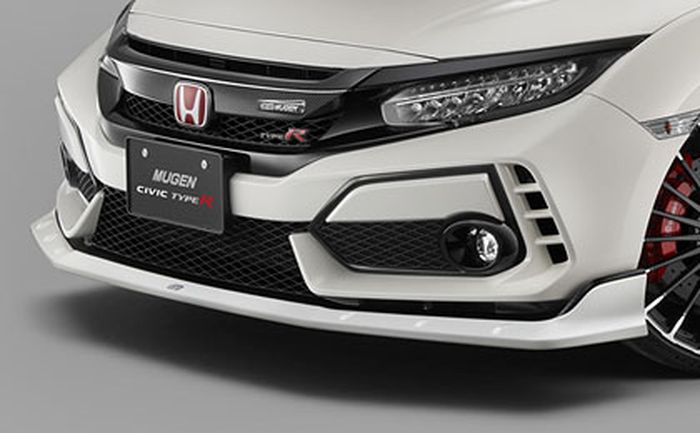 Tampak depan body kit Mugen untuk Honda Civic Type R