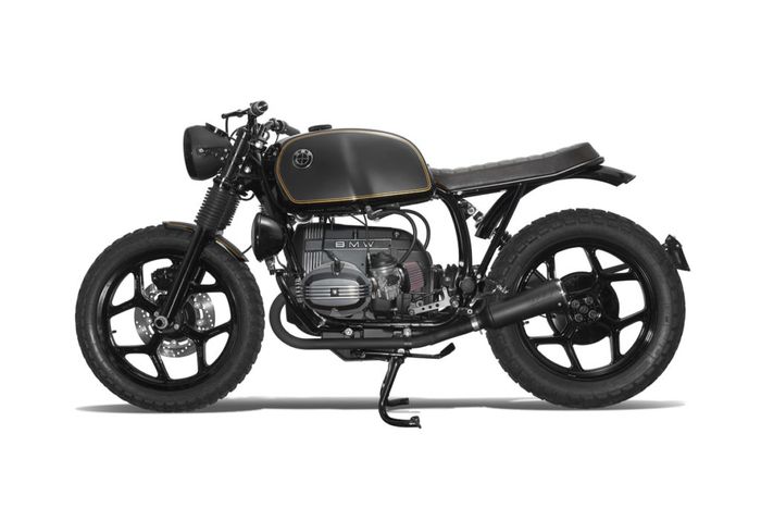 Kustom BMW R80RT bergaya brat style