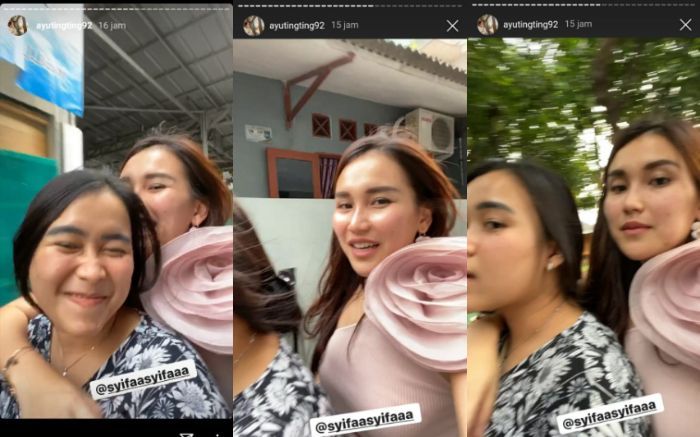 Ayu Ting Ting pamer di akun Instagramnya saat dia dan sang adik berpergian naik motor tanpa helm dan masker