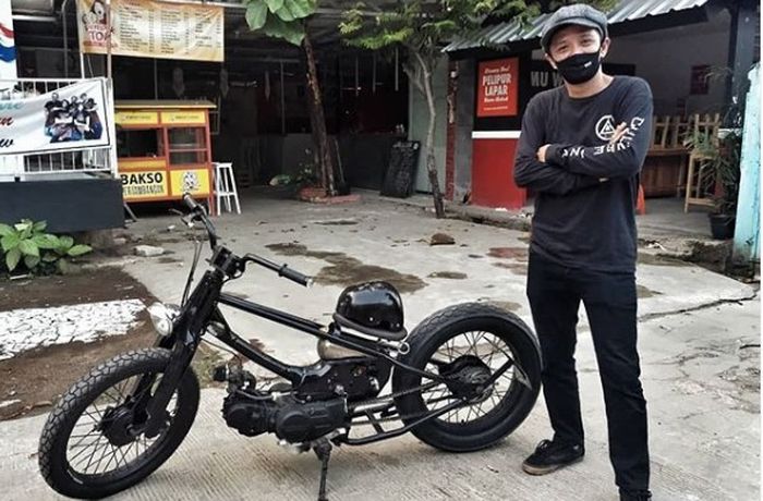 Street Cub Custom berbasis Honda Astrea Prima Eza Syaffudin Rochman