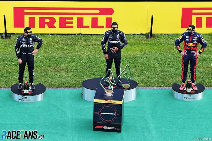 Podium di F1 Stiria 2020