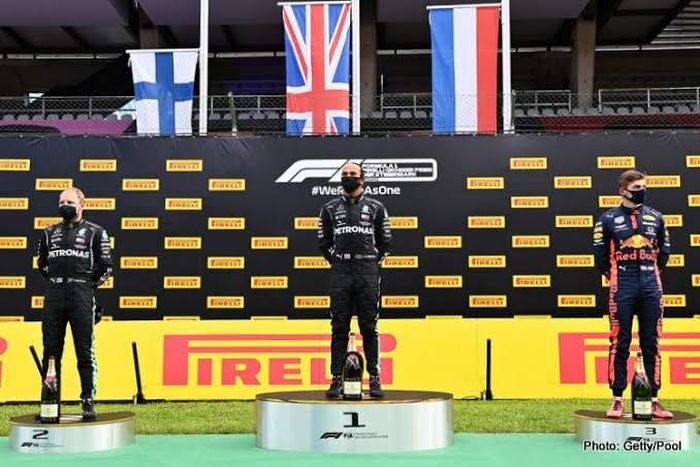 Podium di F1 Stiria 2020
