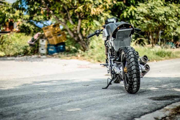 Honda MSX 125 jadi cafe racer bantet tapi sangar