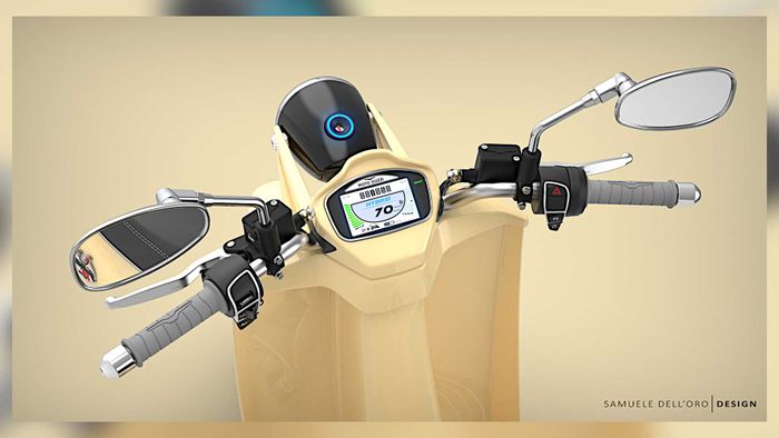 Panel instrumen Moto Guzzi Galetto