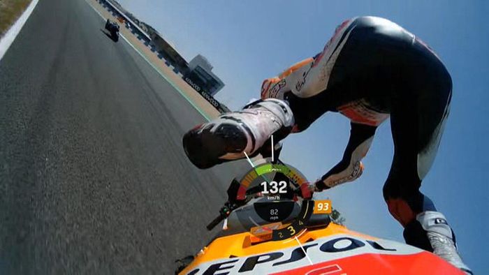 Marc Marquez alami highside di MotoGP Spanyol 2020