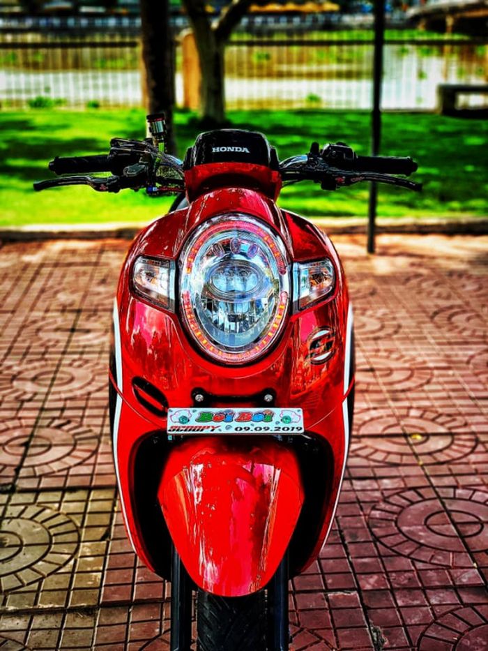 Modifikasi Honda Scoopy yang menarik