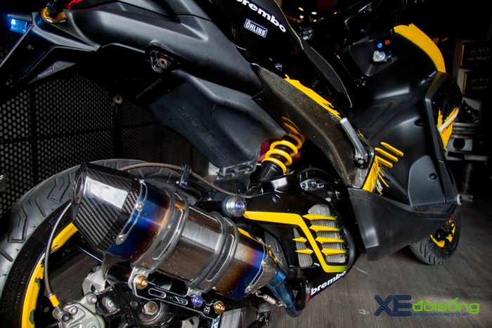 Suspensi belakang dikonversi jadi monoshock