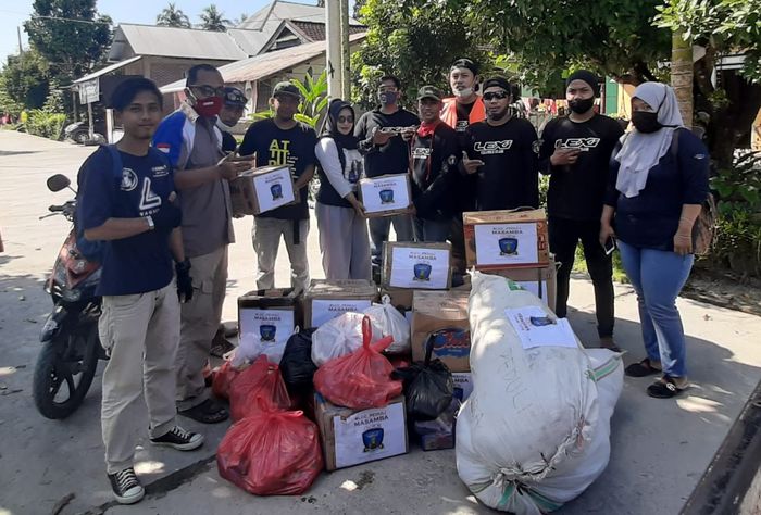 Lexi Celebes Club (LCC) Makassar menggalang dana untuk korban banjir Luwu Utara, Sulawesi Selatan.